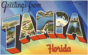 tampa postcard